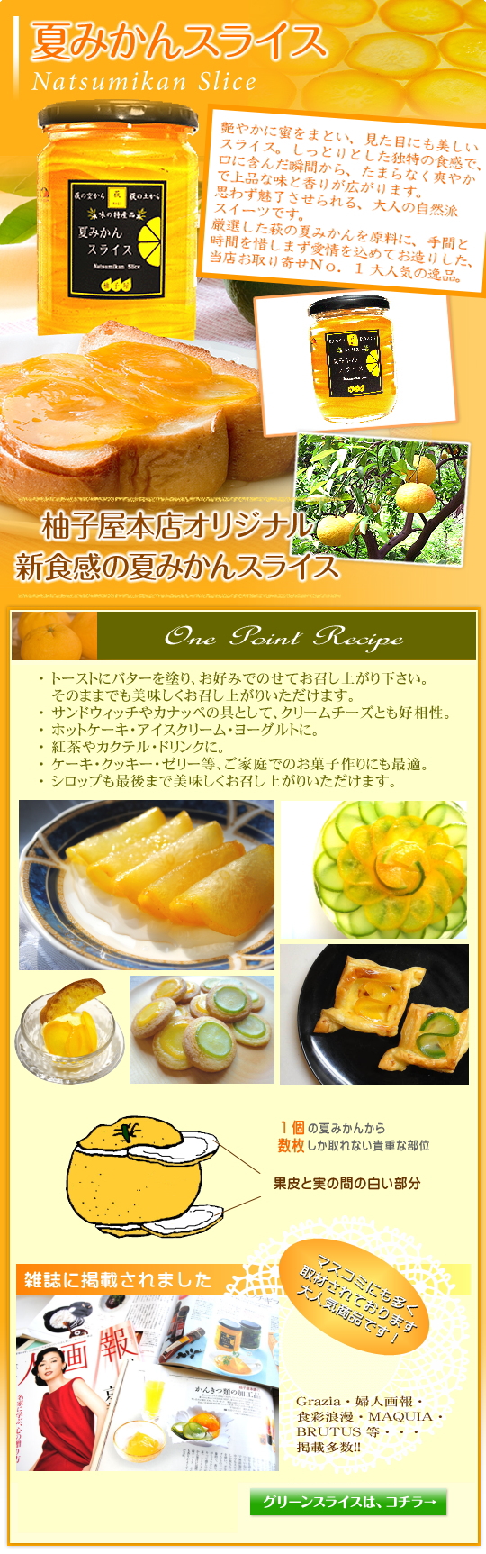 夏みかんスライス