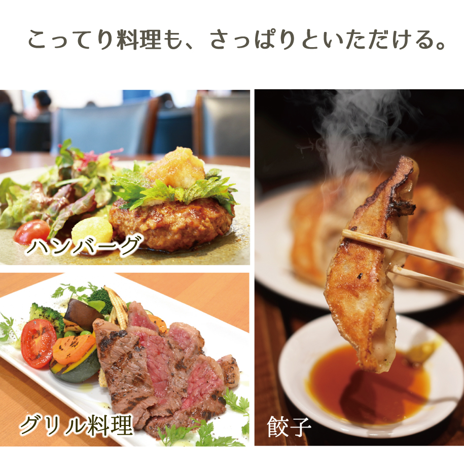 ハンバーグ・餃子・グリル料理