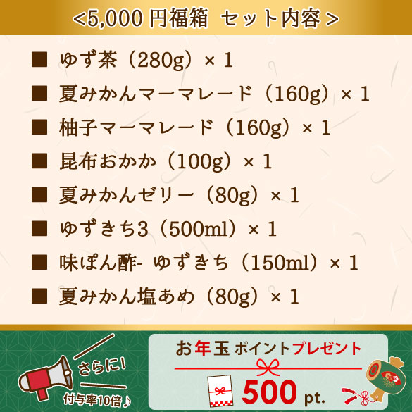 福箱5000円コース