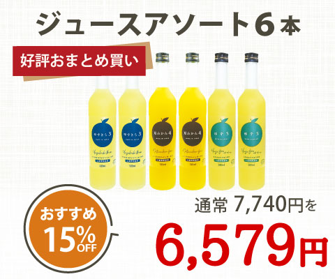 ジュースアソート6本セット